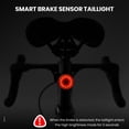 thumbnail image 3 of LJNYFDC Bicycle Taillight Bicycle Rear Light USB Rechargeable IPX6 Waterproof Ultra Bright Detachable MTB Road Bike Lamp, 3 of 5
