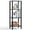 Black, variant on LEYAOYAO Industrial Bookshelf 4-Tier Tall, Storage Bookcase for Small Spaces, Modern Shelf for Home Office, Wood