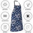 thumbnail image 5 of Fuzoiu Dragon Print Adjustable Waterproof Apron with Pockets,Waterproof Apron for Cooking, Gardening, and Art Projects, 5 of 8