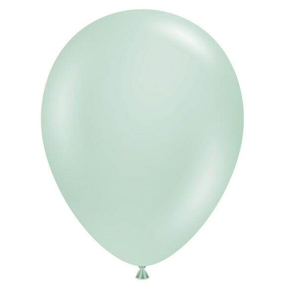11 inch Empower Mint TUFTEX Latex Balloons (100 Pack) - Party Supplies Decorations