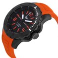 thumbnail image 3 of Fidji Black Dial Orange Silicone Mens Watch 2010714, 3 of 4