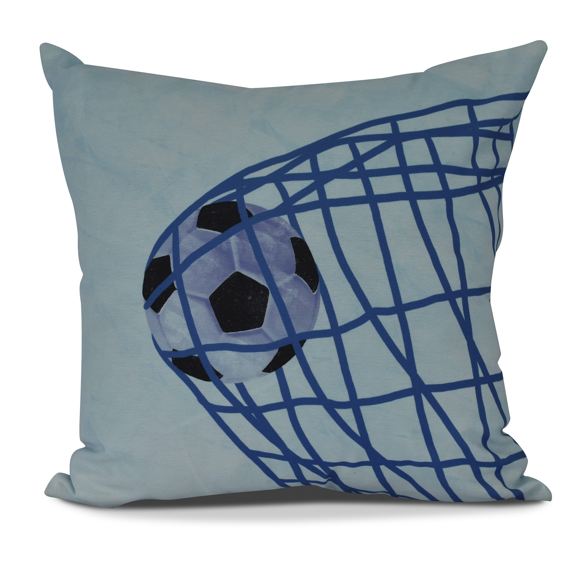 Goal! Geometric Print Pillow