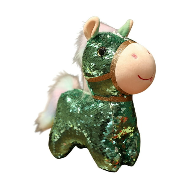 Regalos de Decoración Del Hogar 2026 Año de Caballo Peluche Juguete, 5.9In Mascota Afortunada Animal Relleno Zodiaco Chino Muñeca Celebración Regalos para Amigos