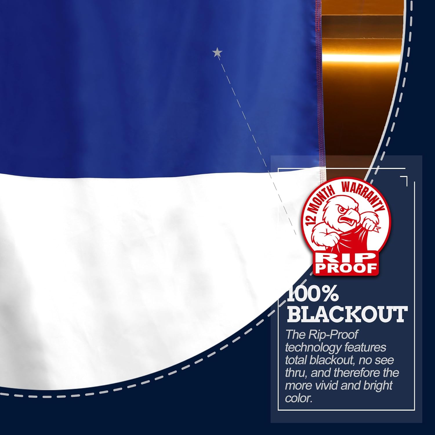 Anley Rip-Proof Double Sided 3-Ply France Flag 3x5 Ft - French National Flags 300D Polyester
