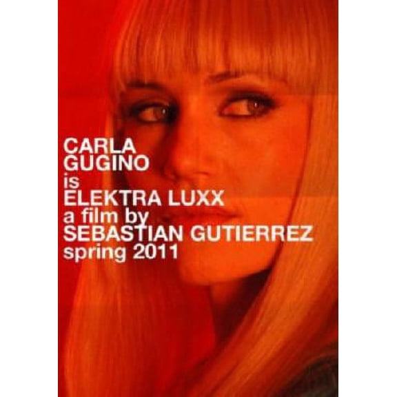 Elektra Luxx Movie Poster Carla Gugino 12x16 Print on Metal Sign 12in x 16in Square Adults Poster Time