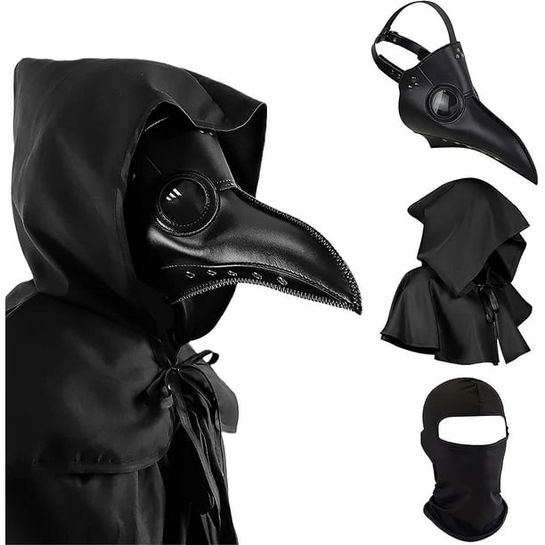 Máscara de Doctor de la Peste de Halloween Disfraz de Doctor de la Peste Máscara de Obito Máscara de Halloween Steampunk Máscara de Halloween de Terror Accesorios de Disfraces pa