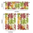 thumbnail image 6 of Rustic Fall Style Kitchen Curtains 3-Piece Set Turkey Design Thanksgiving Theme Window Treatment, 6 of 6
