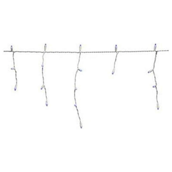 Holiday Wonderland 47913-88 Christmas LED Icicle Lights Set, Micro, Twinkling Blue, 105-Ct. - Quantity 12