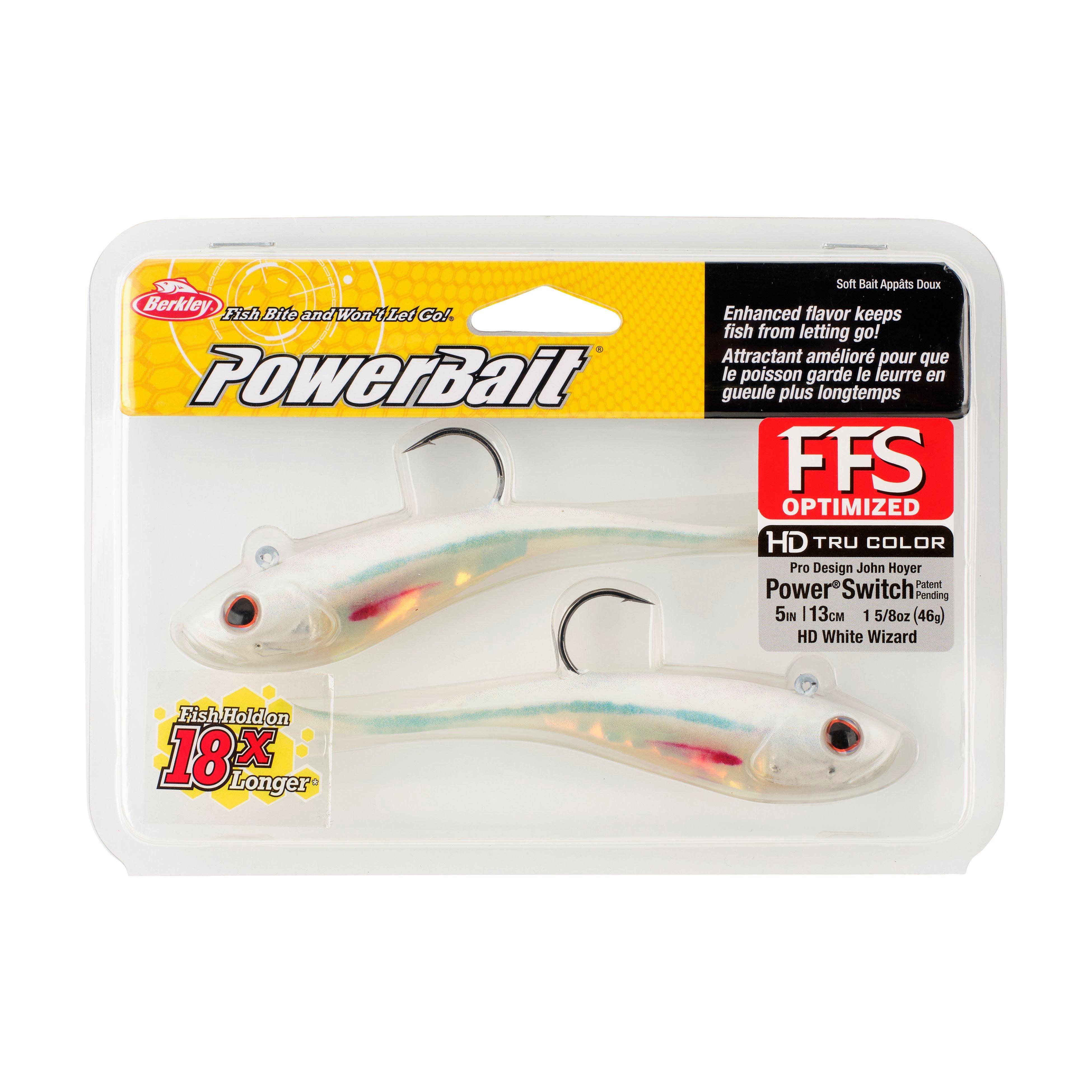 Berkley PowerBait® Power® Switch, 5 in, HD White Wizard