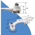 thumbnail image 5 of Hot and Cold Water Bidet Attachment for Toilet - Self Cleaning Dual Nozzles(Frontal & Rear Wash) - Non-Electric Mechanical Bidet Toilet Attachment, 5 of 5