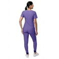thumbnail image 2 of Adar Pro Modern Athletic Scrub Set For Women - Modern V-Neck Scrub Top & Yoga Jogger Scrub Pants, 2 of 5