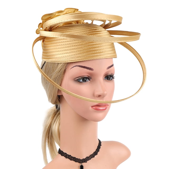 Tea Party Fascinator Kentuckys Derbys Hat Fascinator Pillbox Hat Headband for Cocktail