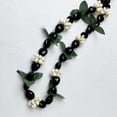 thumbnail image 4 of Hawaiano Graduación Kukui Tuerca Leis Collar, Longitud Ajustable, Suerte Simbolización, Artesanía, Aspecto Elegante Y De Moda, 4 of 7
