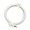 White1, variant on Leeye Pool Filter Clamp Ring Replacement for Sand Filtration Systems, Heavy Duty PVC Clamp with Stainless Steel Fasteners, Black, 25.2 Size