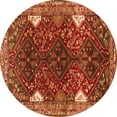 thumbnail image 1 of Ahgly Company Indoor Round Persian Orange Traditional Area Rugs, 5' Round, 1 of 1