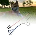 thumbnail image 3 of lionlar Dog Pole Extendable Teaser Pet Interactive Toy with 1 Cotton Rope for Outdoor Pink, 3 of 8