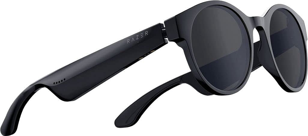 Razer - Anzu Smart Glasses Rectangle Frame Bundle with Blue Light