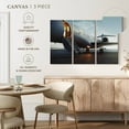 thumbnail image 4 of Elephant Stock Luxury Private Plane Wall Art - Horizontal Multi Panel Canvas - Lobby Wall Decor - Transportation Multi Panel - Gray And Orange Decor - 65" x 42", 4 of 4