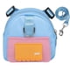 thumbnail image 1 of CHAO Dispensador de bolsas para excrementos de perro de colores Mochilas para cachorros Mochilas para mascotas de gran capacidad para caminatas diarias S Azul, 1 of 5