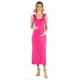 thumbnail image 4 of Maternity Scoop Neck Sleeveless Racerback Maxi Dress, 4 of 5