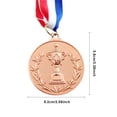 thumbnail image 2 of Medalla de bronce de 52 cm con cinta para el cuello medallas de premio para competiciones carreras de fiestas, 2 of 3