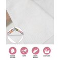 thumbnail image 6 of Spring Gnomes Kitchen Dish Towels for Drying Dishes Set of 2, Farmhhouse Floral Botanical Blue Plaid Waffle Weave Microfiber Hand Tea Bathroom Towels Quick Dry & Absorbent Towel 15.7x23.6, 6 of 7