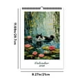 thumbnail image 2 of 1pc, 2026 Van Gogh Series Cat-Themed Calendar, 12 Unique Designs, Wall Calendar, Birthday, Christmas, New Year Gift, 2 of 5