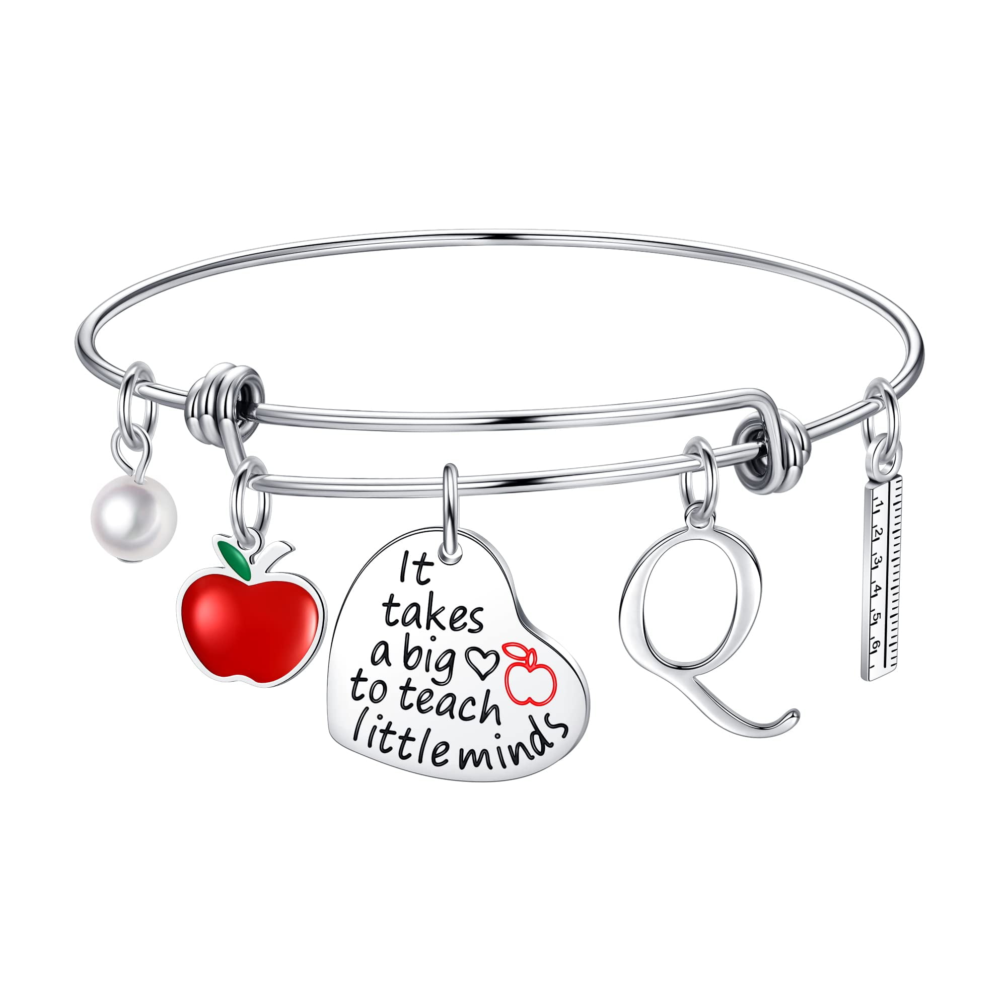 Teacher charm bracelet clearance