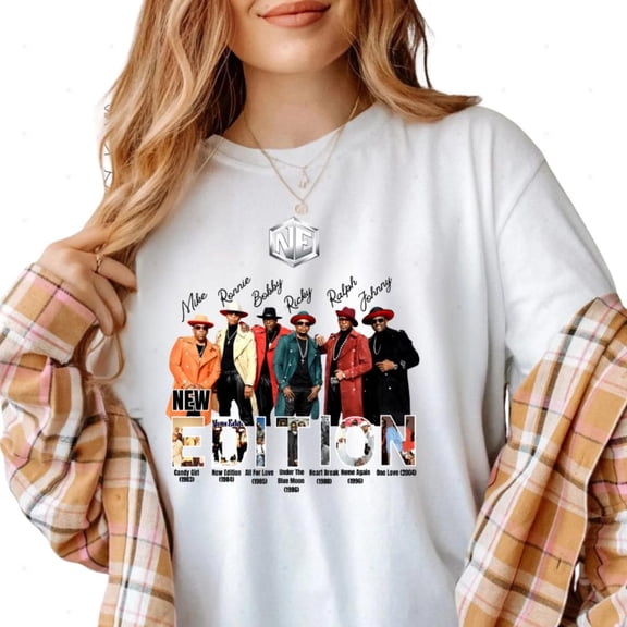 The New Edition Tour T-Shirt, NE 4 Life Shirt, R And B Fans Merch, Concerts Shirts 2026, Unisex Tee Multi