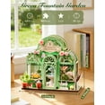 thumbnail image 3 of Robotime DIY Miniature House Kit, Green Fountain Garden 3D Puzzle Tiny House, 76PCS Dollhouse Model Kit for Adults to Build, Gifts for Adults Teens, 3 of 9