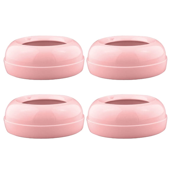 Maymom Screw Ring Collar Compatible with Philips Avent Natural Bottles, Pink 4pc