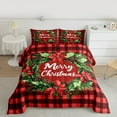 thumbnail image 2 of Castle Fairy Teenagers Christmas Wreath 2pcs Bedding Comforter Set,Merry Christmas Twin Comforter Sets,Happy New Year Breathable Bedding Set,Luxury Bedroom Decor, 2 of 8