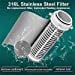 thumbnail image 3 of Jinsinto Sediment Filter, Reusable Whole House Water Filters Suitable For -30 Degrees To 100 Degrees Below Zero, Pre-Filtration System For Well Water, Suitable For Balcony, Bathroom, 3 of 5