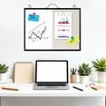 thumbnail image 4 of DOLLAR BOSS Dry Erase Board Linen Bulletin Board , 12"x16" Small Cork Board Whiteboard Comb, Double-Sided WhiteBoard for Wall, Vision Board with Markers and Magnets for Home, Office, School, Beige, 4 of 8