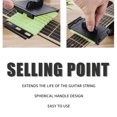thumbnail image 3 of Guitar String Scrubber, Plastic Portable Bass Fretboard Cleaner Spherical Handle Small Size Maintenance Tool  For Violin For Bass, 3 of 8