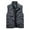 Gray, variant on Lilgiuy Men's Utility Vest Casual Solid Color Standing Collar Multiple Pockets Vest Jacket Coat for Outdoor Fishing Photography Black