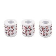 Apmemiss Christmas pattern color toilet paper Santa Christmas tree printed tissue