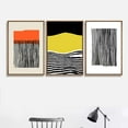 thumbnail image 4 of IDEA4WALL 3 Piece Framed Canvas Prints Wall Art Mattis and Brutalist Wall Decor for Living Room, Bedroom Ready to Hang - 16"x24"x3 Panels, 4 of 5