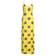 thumbnail image 1 of PENGXIANG Robes Sexy pour la Nuit de Club Femmes Sans Manches Point Imprimé Longue Maxi Robe Cocktail Partie Plage Robe de Soleil, 1 of 6