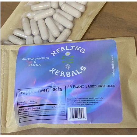 Kanna & Ashwagandha Vegan Capsules (Night Blend)