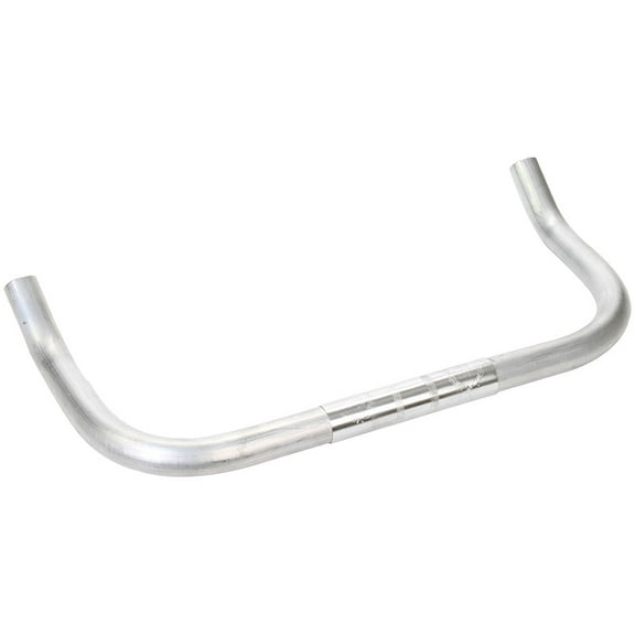 Sunlite Bicycle Bullhorn Alloy Handlebar 40cm x 25.4mm Silver Track Fixed Gear
