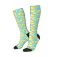 thumbnail image 2 of Balery Yellow Lemon Fun Novelty Socks Men'S Women'S Crew Socks Funny Crazy Novelty Socks Quirky And Cool Socks, 2 of 9