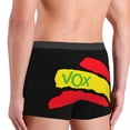 thumbnail image 6 of Vox Spanish Flag Underwear Men Breathbale Spain Political Party Boxer Briefs Shorts Panties Soft Underpants For Male, 6 of 7