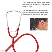 NestledNature Heart Detection Stethoscope,Body Care Tool,Professional Single Stethoscope Aluminium Alloy Heart Lung Detection Echoscope