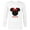 White, variant on Disney Minnie Mouse Mama Mom Red Bow Family Mother’s Day - Long Sleeve T-Shirt for Men - Customized-Black