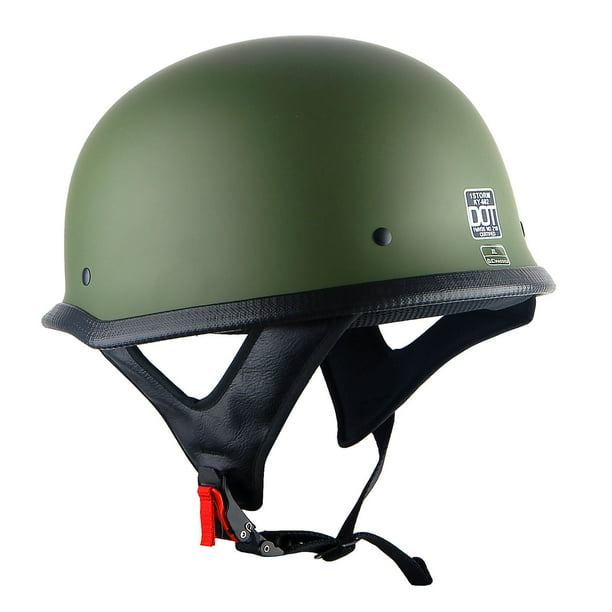 german motorcycle half helmet dot low profile mat Mayan Style - Lightweight Style Approved Helmet Light Weight Design Weighs Less Than a Standard Bottle of Water German Motorcycle Half Helmet 