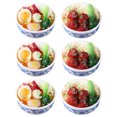 thumbnail image 1 of 6 uds comida de imitación tazón de celadón sobre arroz personalizado refrigerador pegatina mensaje pegatina, 1 of 5