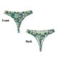 thumbnail image 3 of Balery Lemon and Leaves Tangas de Algodón para Mujer con Estampado – Ropa Interior Sexy, Transpirable, G-string-Small, 3 of 6