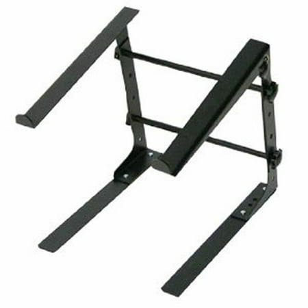 Pyle PLPTS30 Universal Adjustable DJ Laptop Stand with Flat Surface Bottom Legs