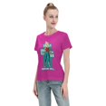 thumbnail image 4 of T-Shirt Basique à Manches Courtes pour Femmes Super Saiyan, 4 of 6